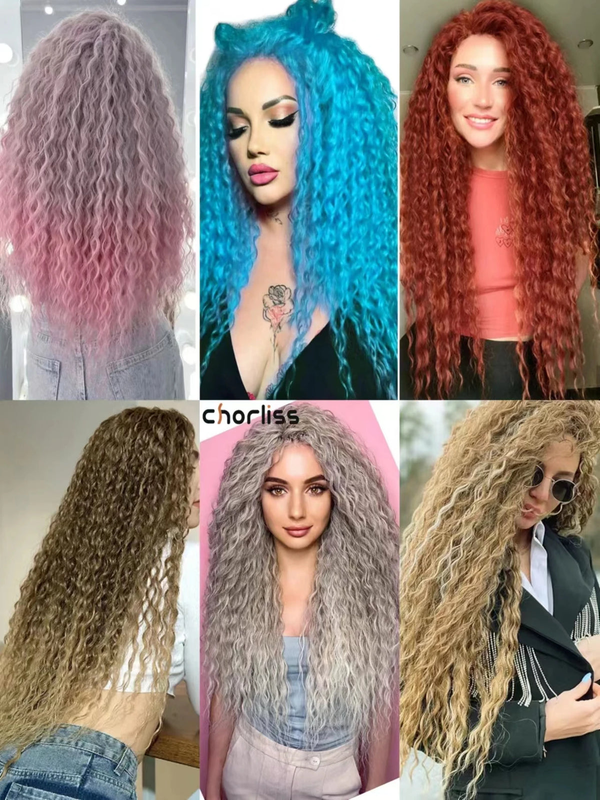 African Curls Deep Wave Twist Crochet Hair Ariel Curl Hair Synthetic Afro Curls Ombre Blonde Braiding Hair Extensions For Women
