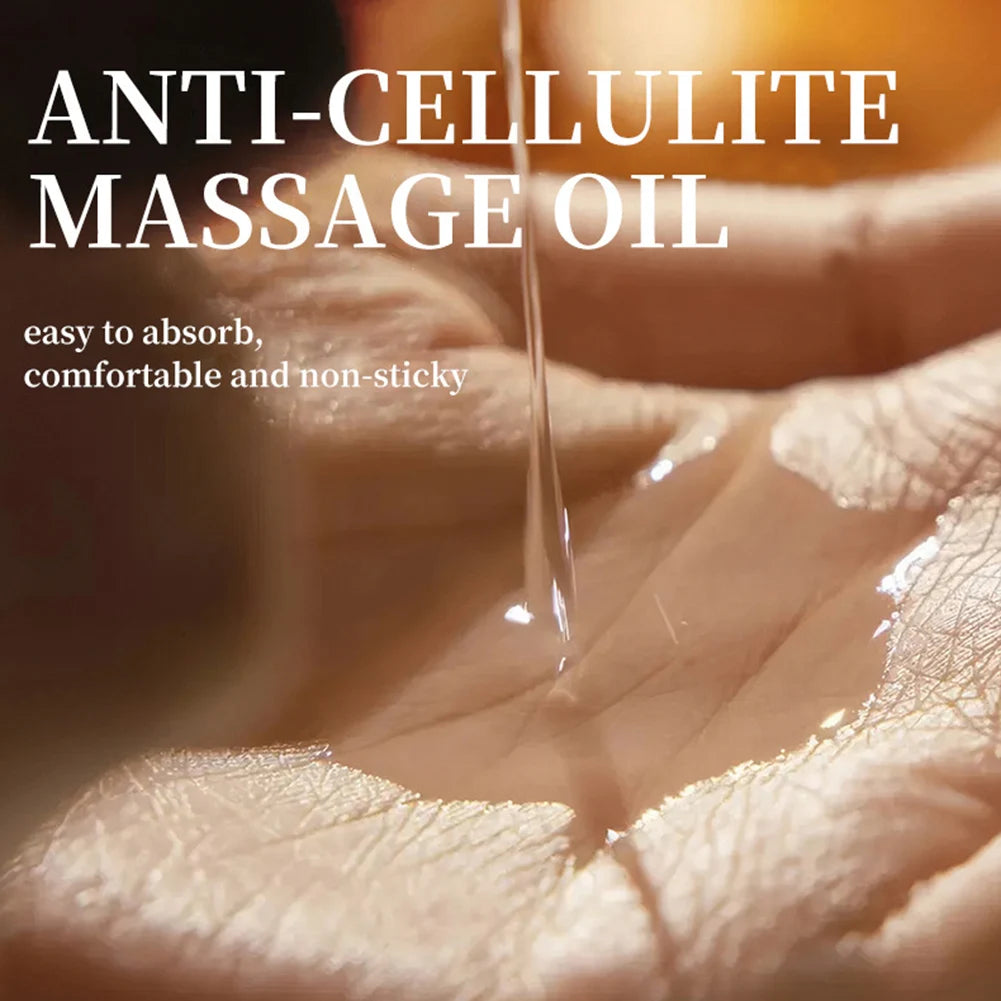 Anti Cellulite Massage Oil Firming Body Massage Oil with Collagen Stem Cell Anti Sagging Skin Tightening Repair Elasticity Oils