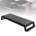 PC Monitor Stand with 3.0 USB Ports Data Transfer Charging Desktop Height Stand Office Laptop Keyboard Stand Storage Shelf Board