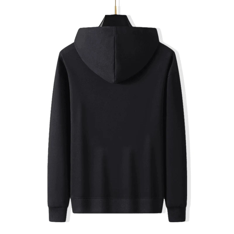 Men's Plus Size Sweatshirt 110-185KG Comfortable Cotton Casual Hoodies Autumn Winter Daily Outdoor Travel Tops Male Clothing