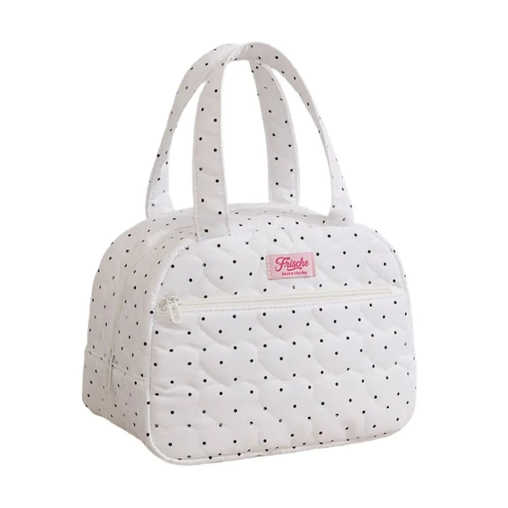 New Portable Handle Lunch Bag Waterproof Thickened Insulated Handbag Large Capacity Multi-functional Insulated Lunch Tote Bag