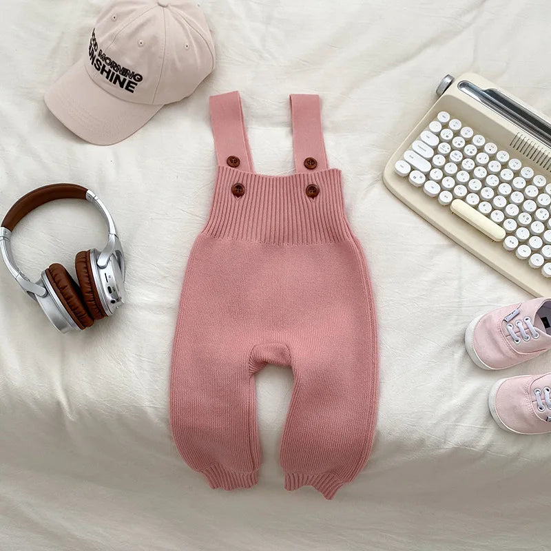 2025 Baby Knitted Rompers Pure Cotton Babies Clothing Newborn Baby Girls Knitting Princess Long Sleeves Autumn Jumpsuit Knitwear