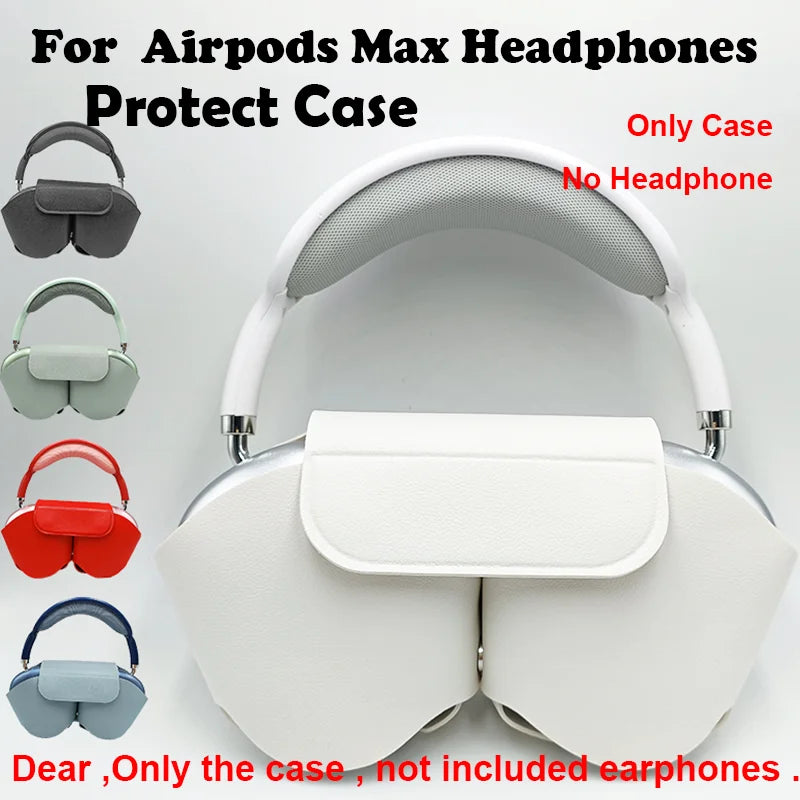 Case For Airpods Max Earphone Protective Cover Soft Leather Case Against Falling And Scratching Accessories For Airpods Max