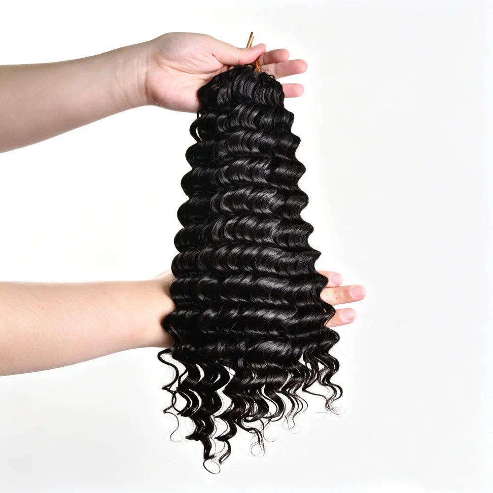 14 16 18 Inch Miracle Knots Crochet Human Hair Burmese Curly Hair Extensions 1/2/3 Bulk And Braiding Hair Deep Wave Pre-Separate Feather Crochet Human Hair 60g 3 Days Delivery To FR Brazilian ALIANNA Hair Bundles Human Hair 1