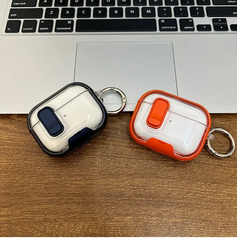 Headphone Accessories For Airpods 5/4 with Phone Stand&Cleaner Kit Safety Lock Case For Airpods 5th Generation For Airpods Pro 3