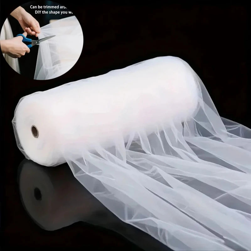 5000cm Halloween Decoration Black Creepy Gauze Cloth DIY Window Table Door Net Spooky Fancy Dress Party Haunted House Wall Decor
