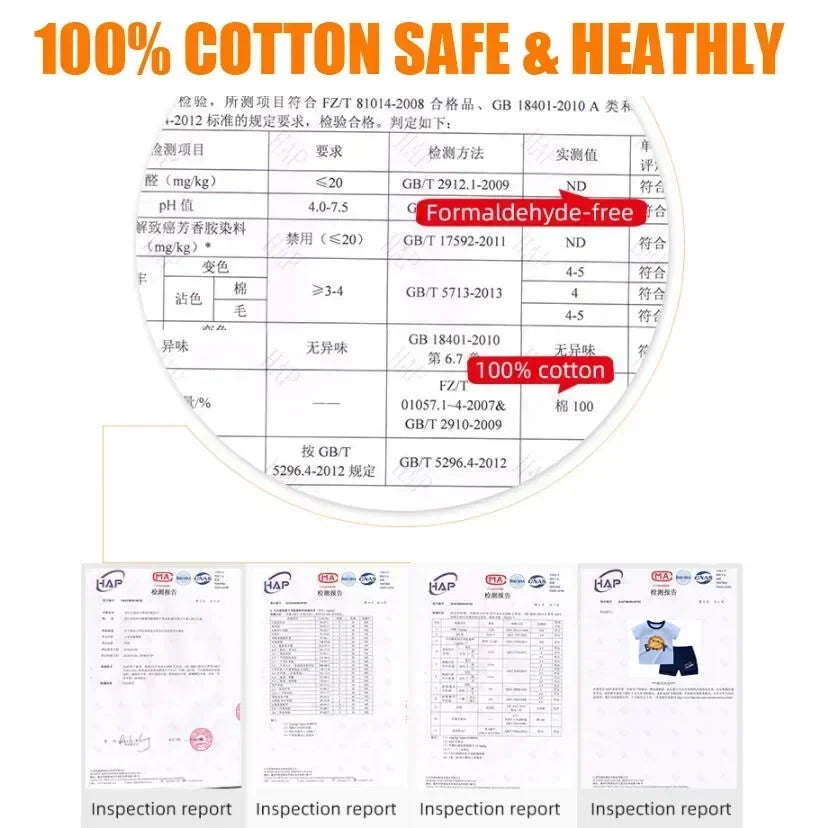 Kids Clothes Children's Sets Boys Girl T-shirt Shorts 2PCS Summer Cotton Short Sleeve Baby Children Clothing Toddler Suit