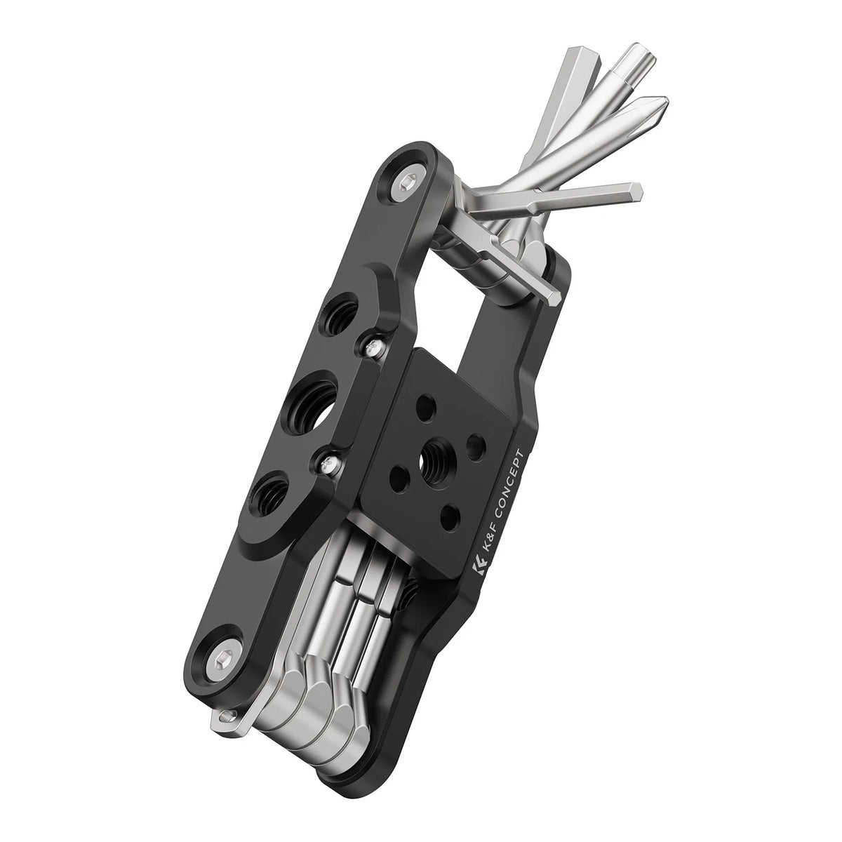 K&F Concept Allen Wrench 10 pcs Folding Set Kit Allen Key Set Tool Portable Hex Key Set Portable for Tripode Home Business
