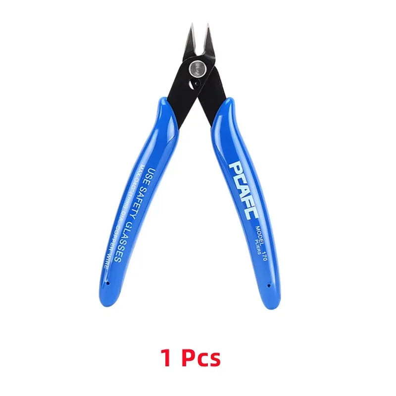 1/2/10 PCS PLATO 170 Universal Pliers DIY Electronic Diagonal Side Cutting Nippers Wire Cable Cutter 3D Printer Parts Hand Tools