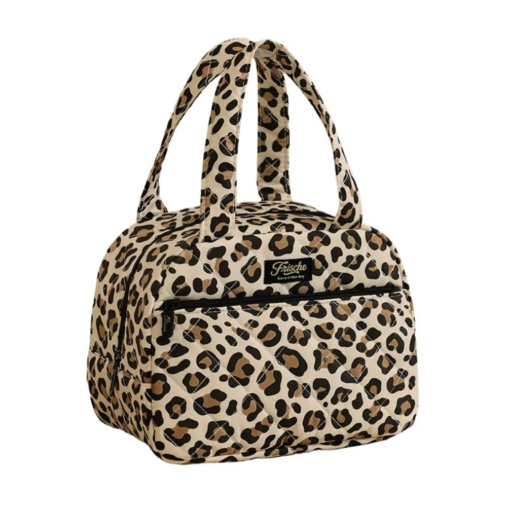 New Portable Handle Lunch Bag Waterproof Thickened Insulated Handbag Large Capacity Multi-functional Insulated Lunch Tote Bag