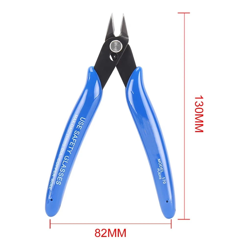 1/2/10 PCS PLATO 170 Universal Pliers DIY Electronic Diagonal Side Cutting Nippers Wire Cable Cutter 3D Printer Parts Hand Tools