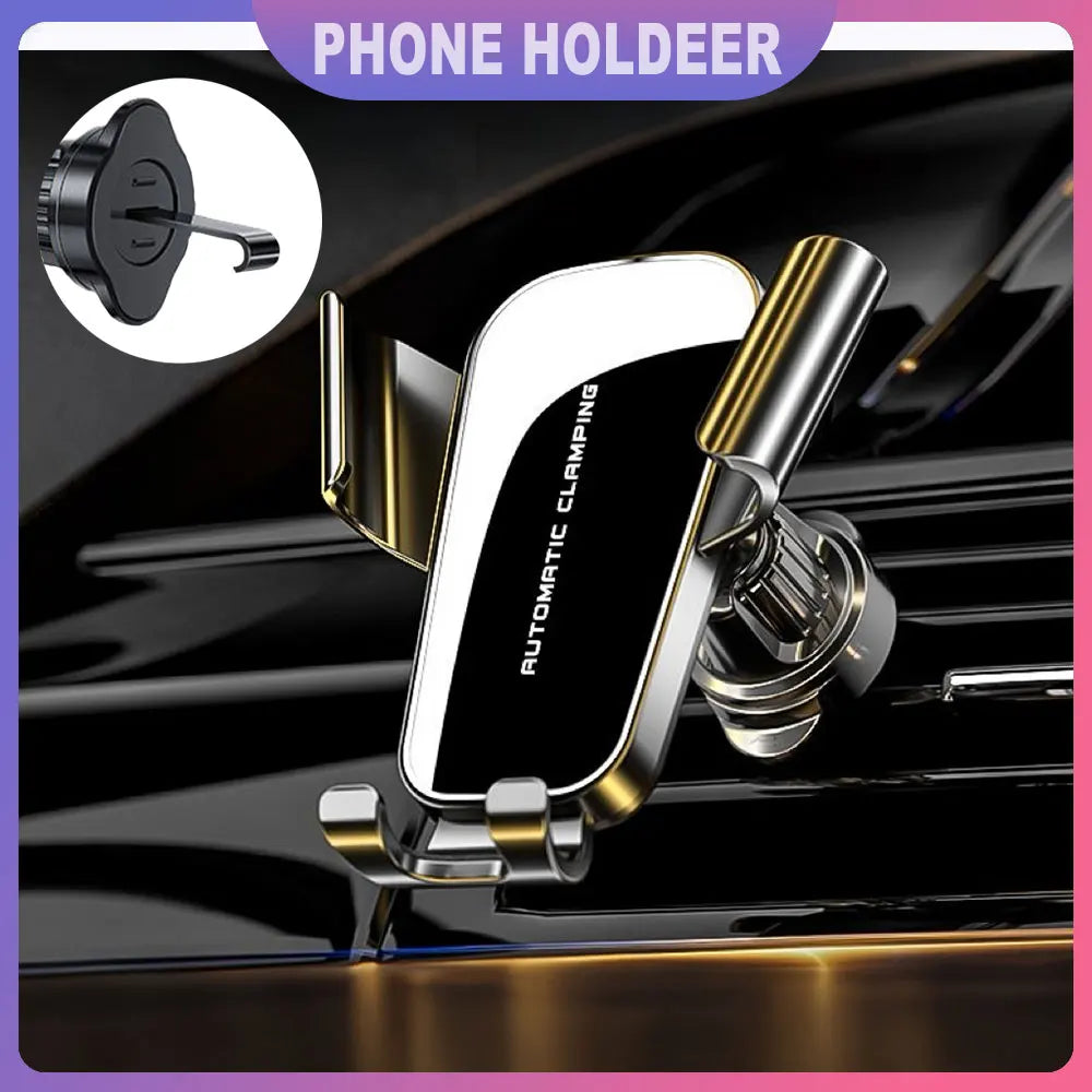 Car Phone Holder Car Air Vent Clip Mount Mobile Cell Stand Smartphone GPS Support For 5-7 Inch Mobile Devices Car Accessories