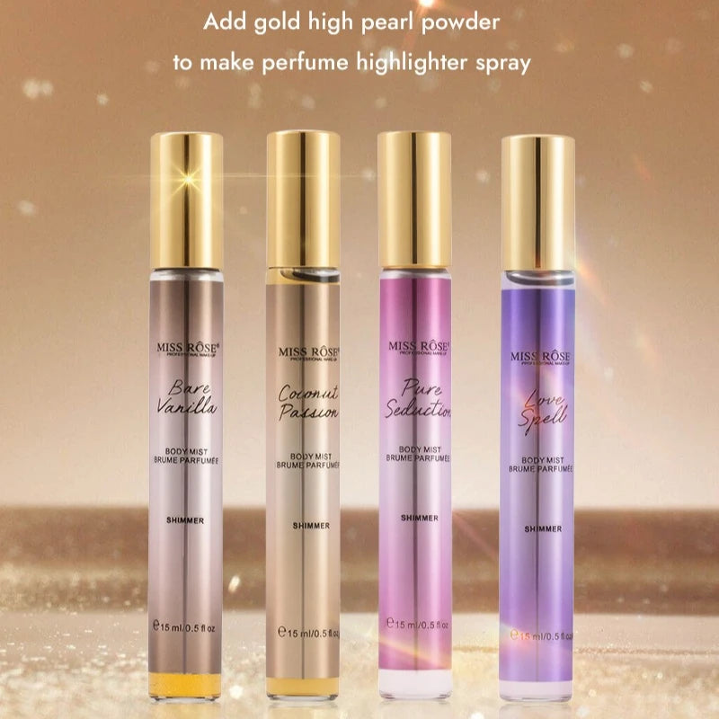 MISS ROSE Unisex Perfume Fruity Floral Coconut Cream Scent Fragrance Elegant Coconut Aroma Gift Box Body Mist Daily Fragrance