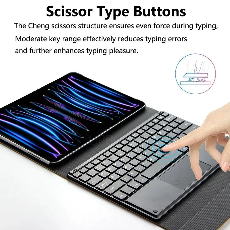 Detachable Keyboard Case for OnePlus Pad 3 / OnePLus Pad 2 Pro 13.2 Inch 2025 Pro12.1 Pad2 Flip Stand Magnetic Trackpad Keyboard