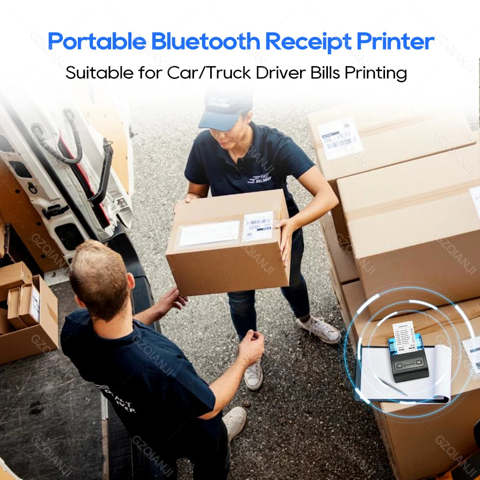Mini Bluetooth Thermal Bill Printer Wireless Portable 58mm Receipt Printer Loyverse POS Free App SII on Android The Cheapest