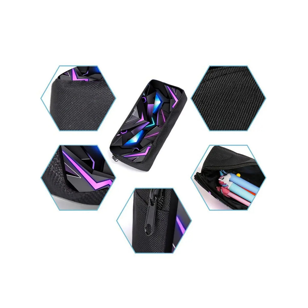 Mechanical Robots Print 3Pcs/Set Backpack with Messenger Bags ,Pencil Bags for Boy/Girl Best Gift Cartoon Student School Bags