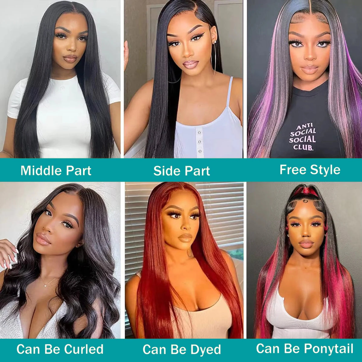 40 Inch 13x6 Hd Lace Frontal Wig 200% Density Brazilian Straight 13x4 Lace Front Human Hair Wigs Natural Hairline Bleached Knots