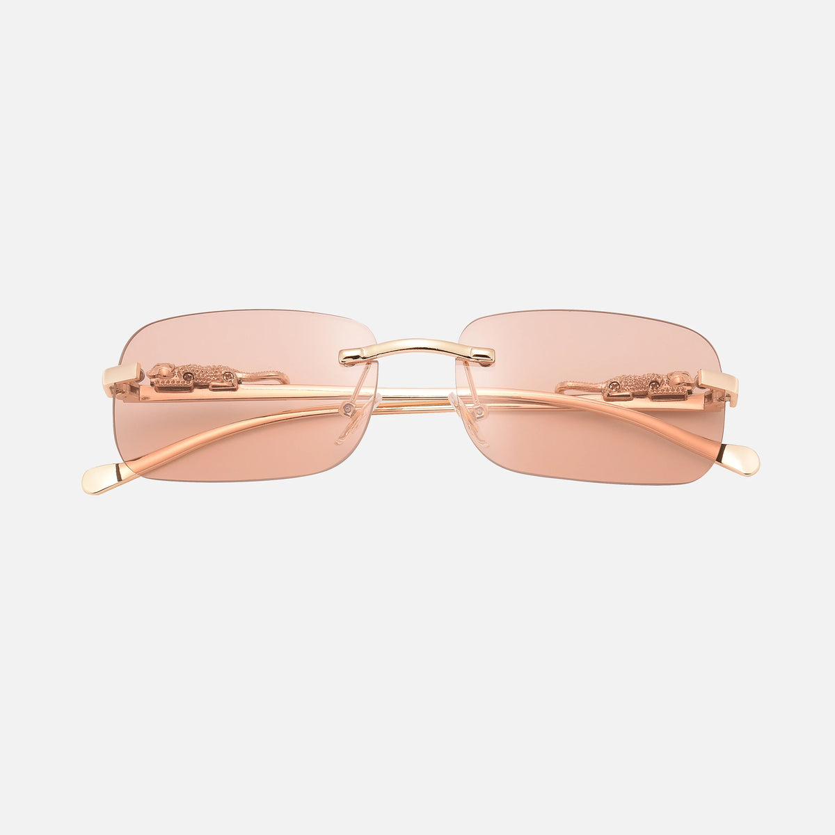 Cycling New Colorful Lens Rimless Sunglasses Women Men Small Square Sun Glasses Metal Frame Female Eyewear UV400