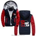 Winter Hoodie Cotton Male Casual Letters EVO 8 9 VIII IX Lancer Evolution Graphic Fashion zip up Jacket Hoody Unisex Tops coats