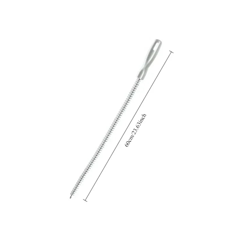 1Pcs Pipe Unclogging Brush Shower Tub Drain Hair Catcher Long Cleaner For Cleaning Sewer Pipes Bathroom Products Household Home