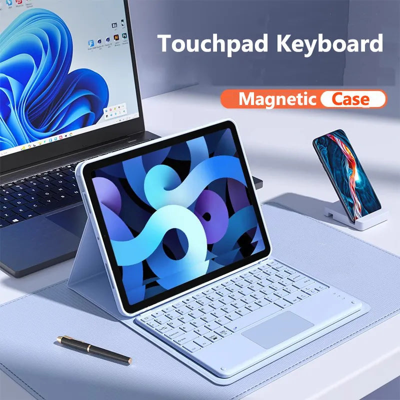 Detachable Keyboard Case for OnePlus Pad 3 / OnePLus Pad 2 Pro 13.2 Inch 2025 Pro12.1 Pad2 Flip Stand Magnetic Trackpad Keyboard