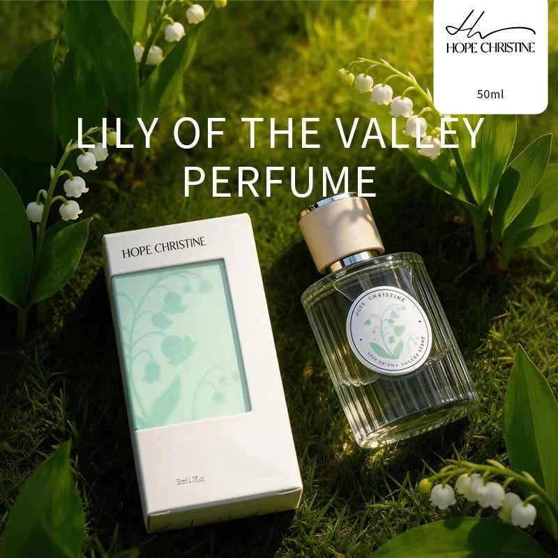 HOPE CHRISTINE Elegant Lily of the Valley Eau De Toilette Long-Lasting Fresh Floral Scent for Women Daily Use