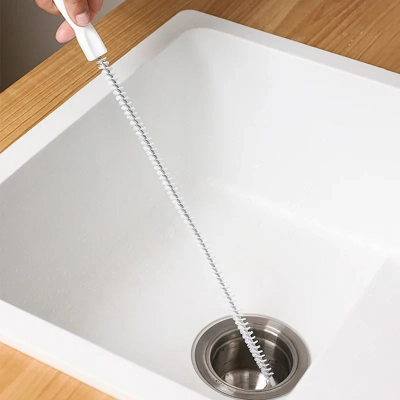 1Pcs Pipe Unclogging Brush Shower Tub Drain Hair Catcher Long Cleaner For Cleaning Sewer Pipes Bathroom Products Household Home