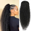 Body Wave Ponytail Real Human Hair Drawstring Ponytail Clip In Hair Extensions Brazilian Natural Black For Women Ponytail