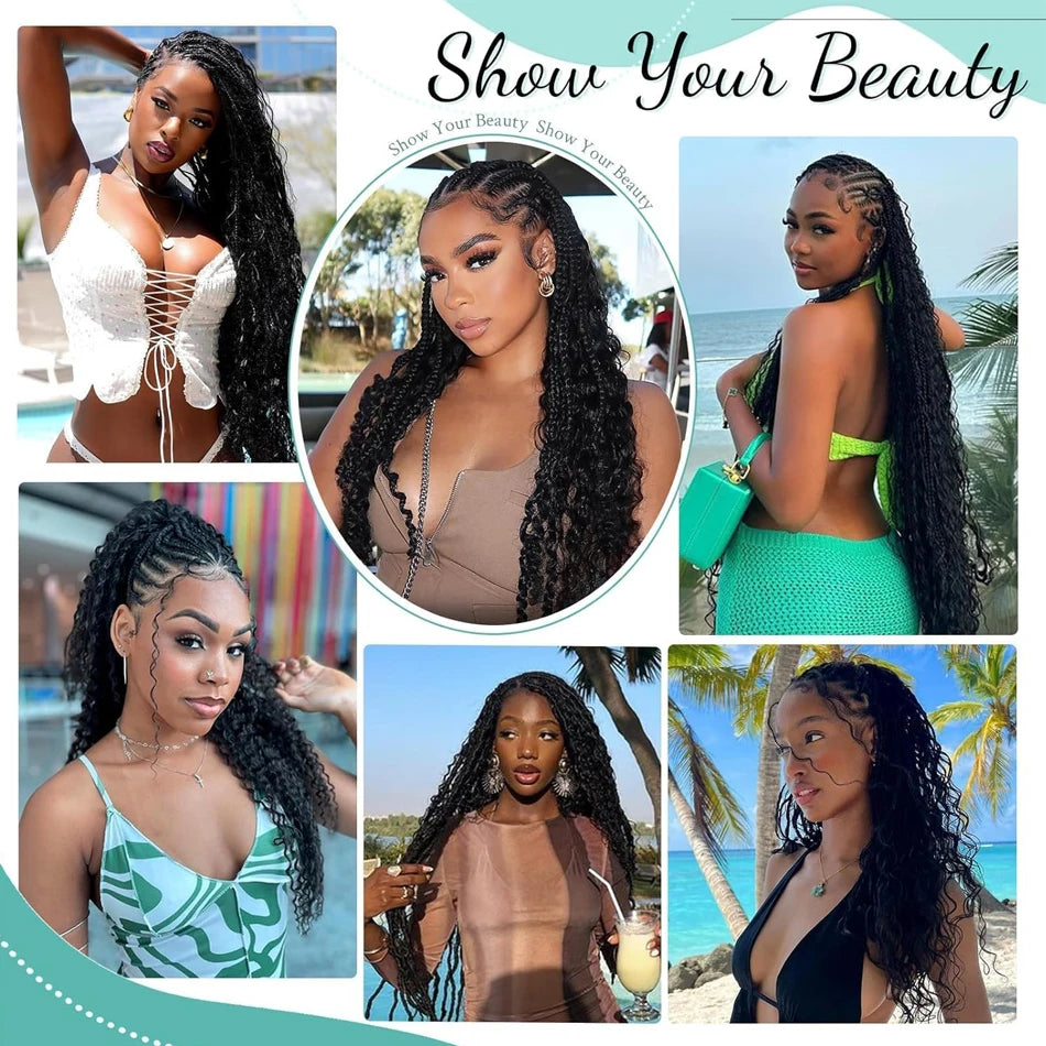 Human Braiding Hair Deep Wave Bulk Unprocessed Hair 100g No Weft Virgin Hair Bundles Indian Human Braiding Hair for Boho Braids