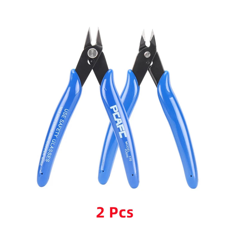 1/2/10 PCS PLATO 170 Universal Pliers DIY Electronic Diagonal Side Cutting Nippers Wire Cable Cutter 3D Printer Parts Hand Tools