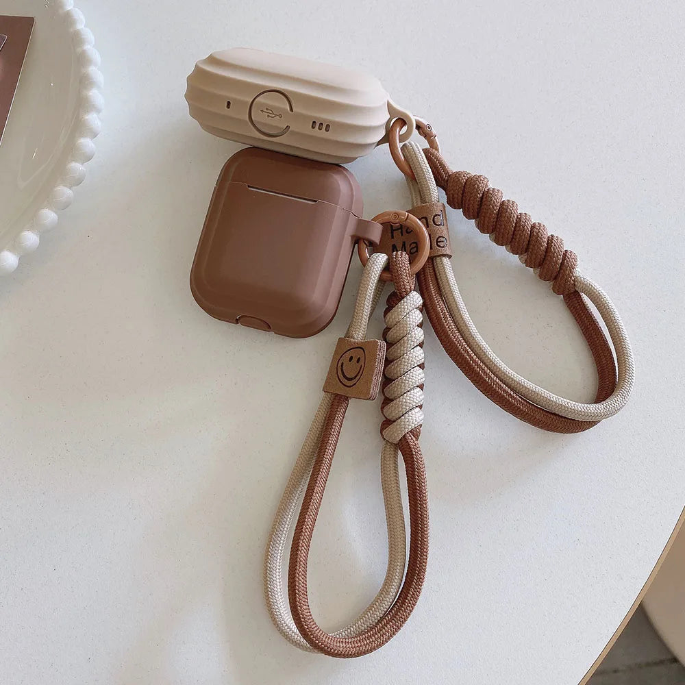 Earphone Case for AirPort Pro 1st 2nd Generation Cute with Lanyard Bluetooth Headphone Cover for Air Pods 4 3 Cover Accessories
