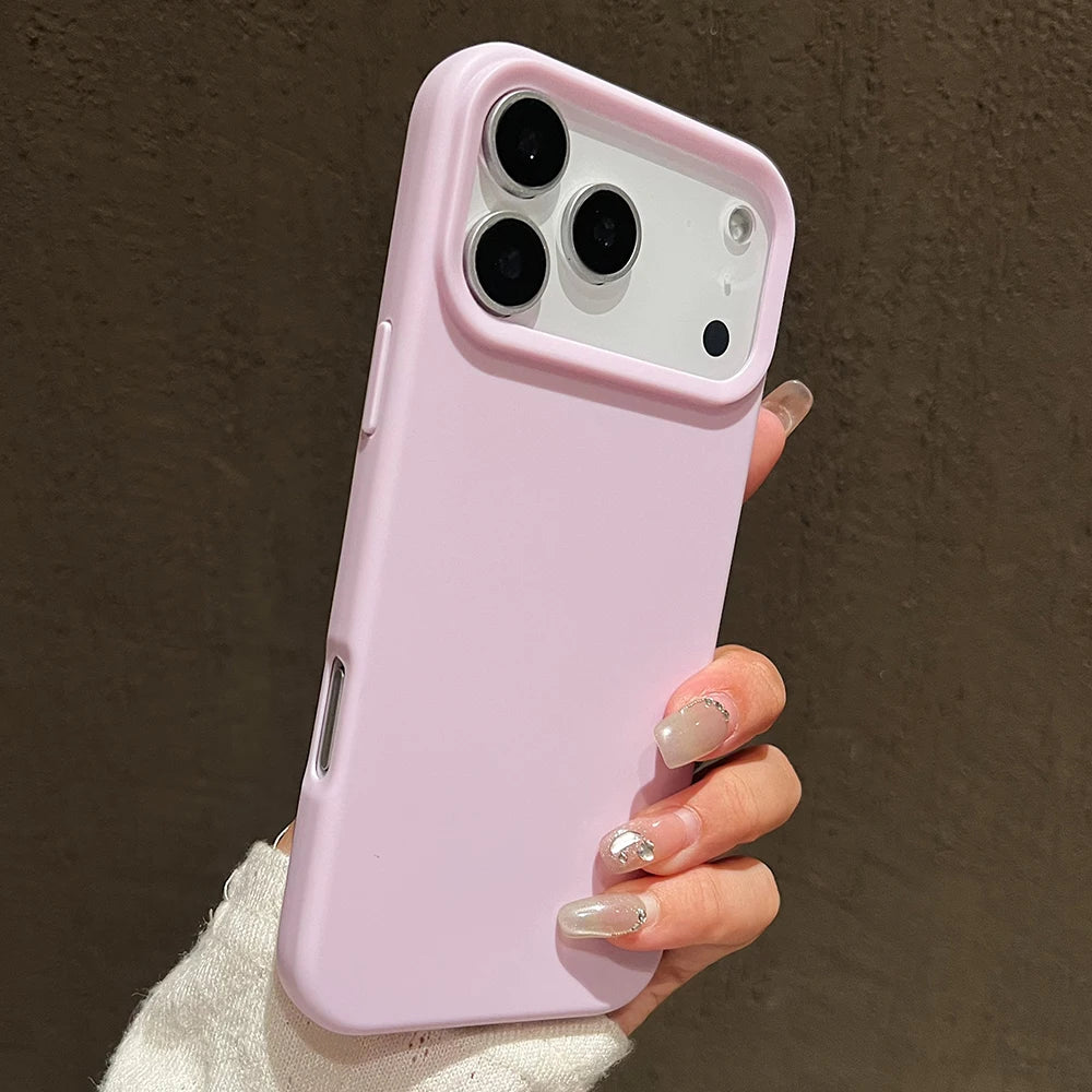 Candy Color Silicone Protective Phone Case For iPhone 17 18 Pro Max Air 17 Pro Shockproof Matte Soft TPU Bumper Back Cases Cover