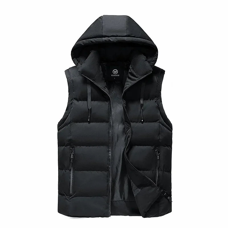 men's parkapadded jacket quality Winter Casual Hooded Down Versatile Comfortable Breathable Vestest Cotton coat male bobojaco